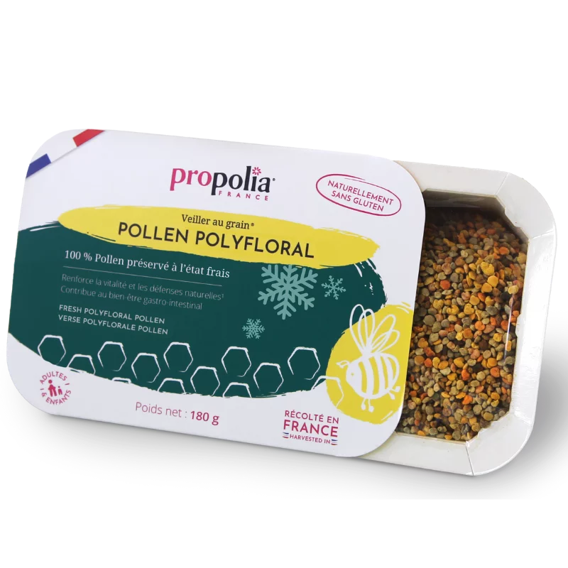 Pollen polyfloral barquette 200g - Propolia