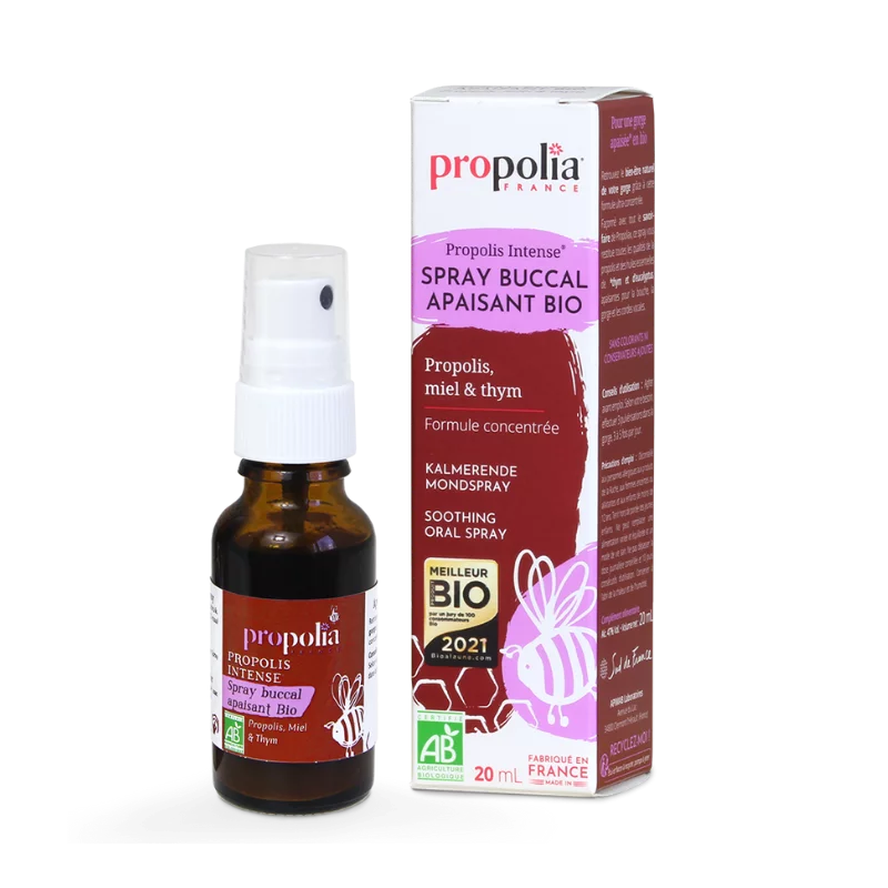 Spray buccal apaisant (propolis, miel & thym)- Propolia