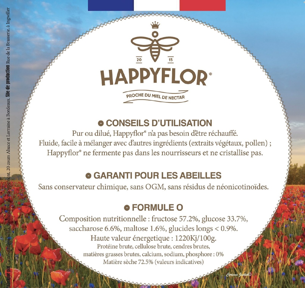 Sirop Happyflor - Bidon de 10 L/ 14kg