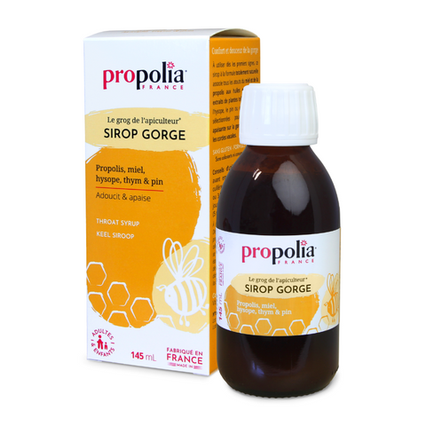 [P - 0073] Sirop gorge 9 extraits de plantes - Propolia