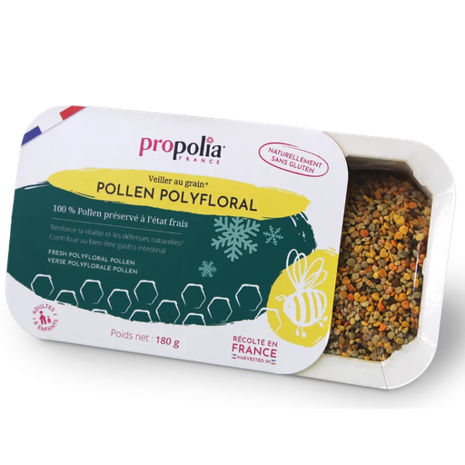 [P - 0075] Pollen polyfloral barquette 200g - Propolia