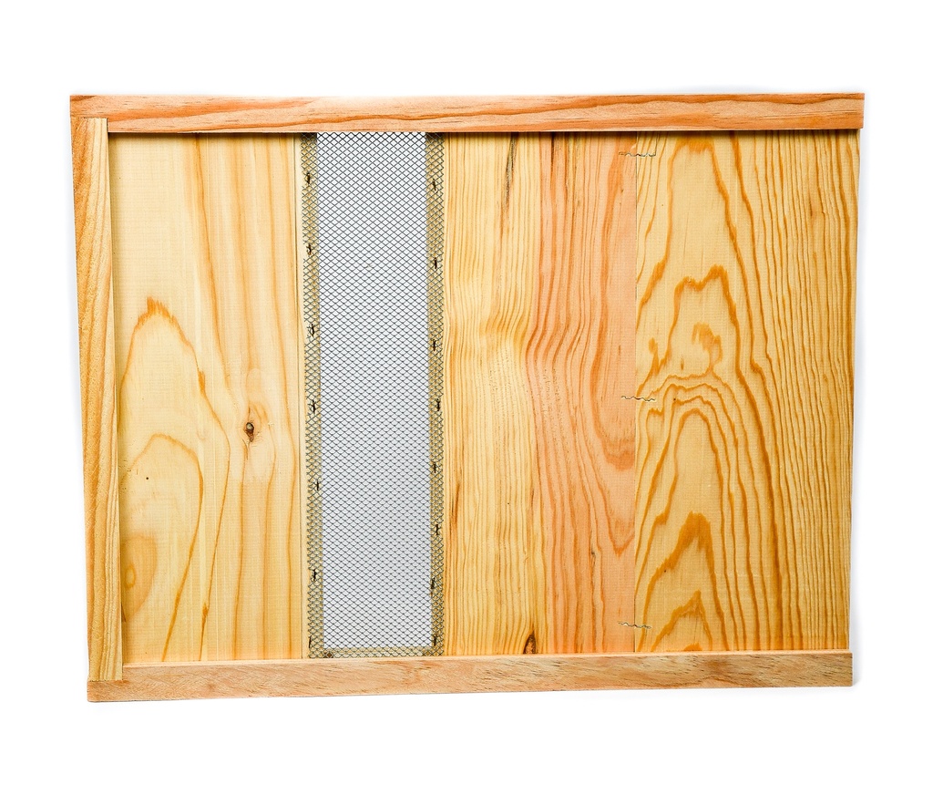 Planche d’envol bois semi-grillagée Dadant (10 cadres)