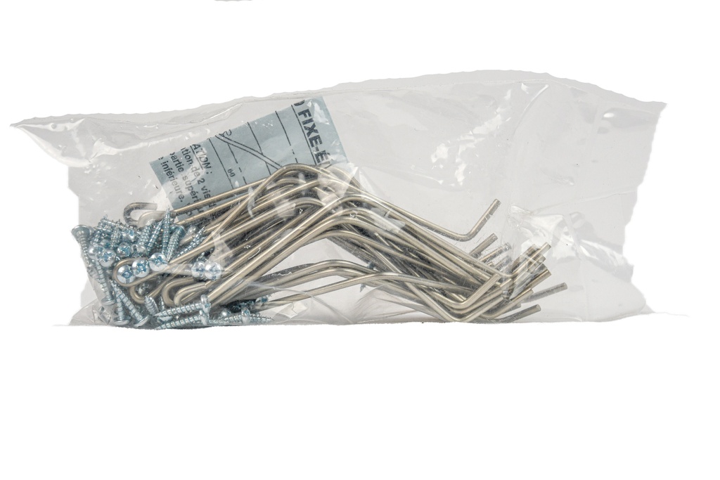 Fixe élément (corps et plateau) sachet de 30 (15 paires)