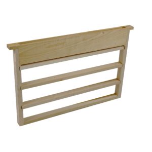 Cadre d'élevage Dadant corps avec nourrisseur pour 3/4 barrettes