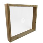 Couvre cadre Dadant 10 VISIO plexiglas (trou nourrissement central) 500*430*50mm