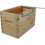 Support de cadres métal pour visite des ruches (4 cadres Dadant / parois de ruches)