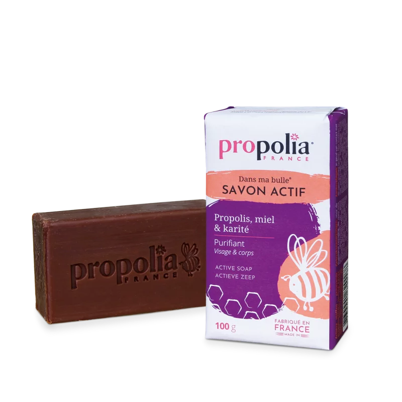 [P - 0037] Savon miel propolis, miel & karité