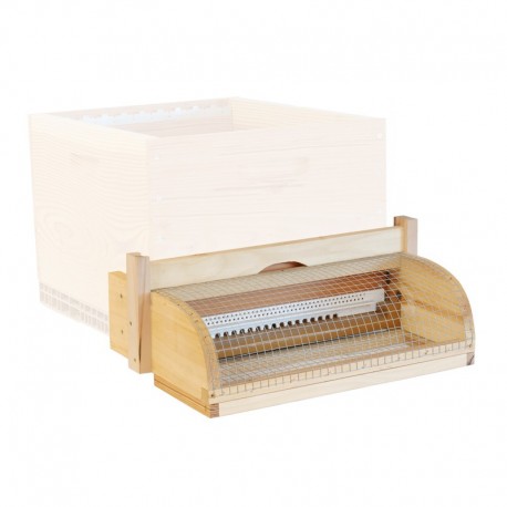 Muselière en bois anti-frelons asiatiques 12 x 12 mm