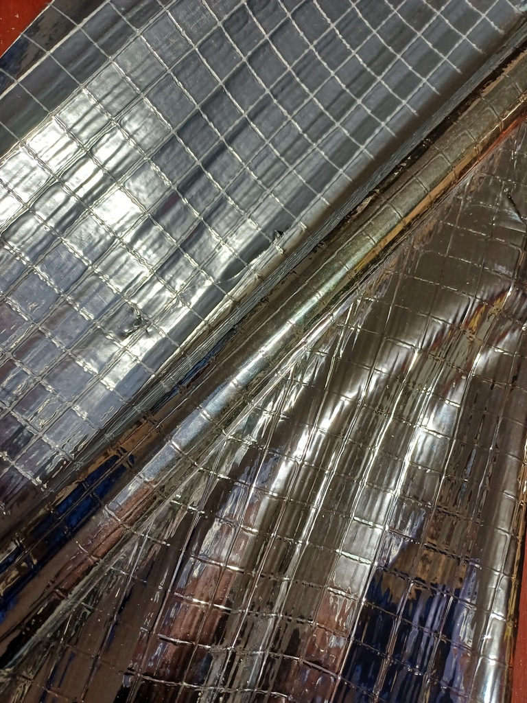 1m de papier isolant Aluminium armé pour faire sa partition