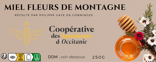 [P - 0011] Toutes fleurs de montagne 250 g